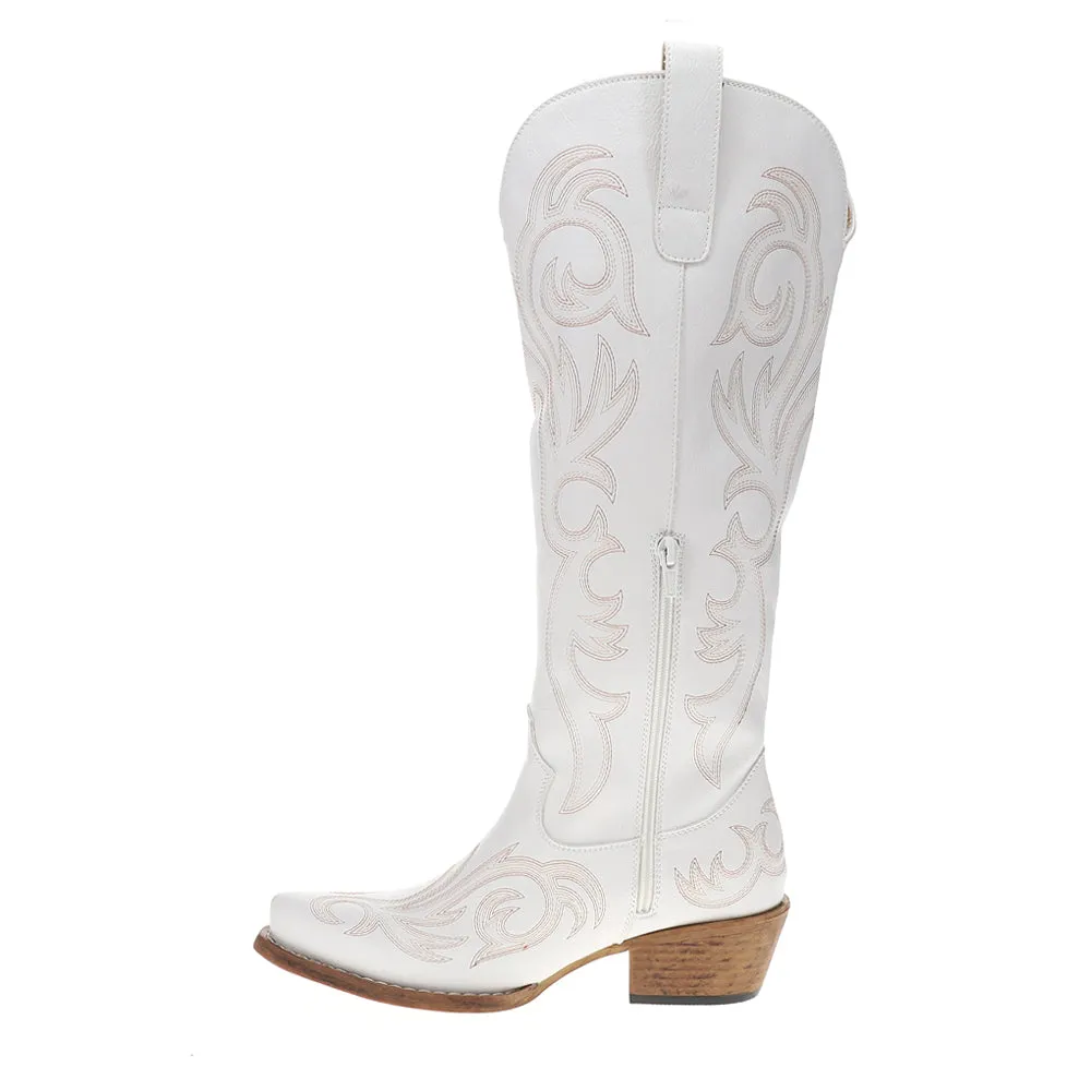 Ryder Embroidered Snip Toe Pull On Cowboy Boots sold by Shoebacca product image thumbnail 3
