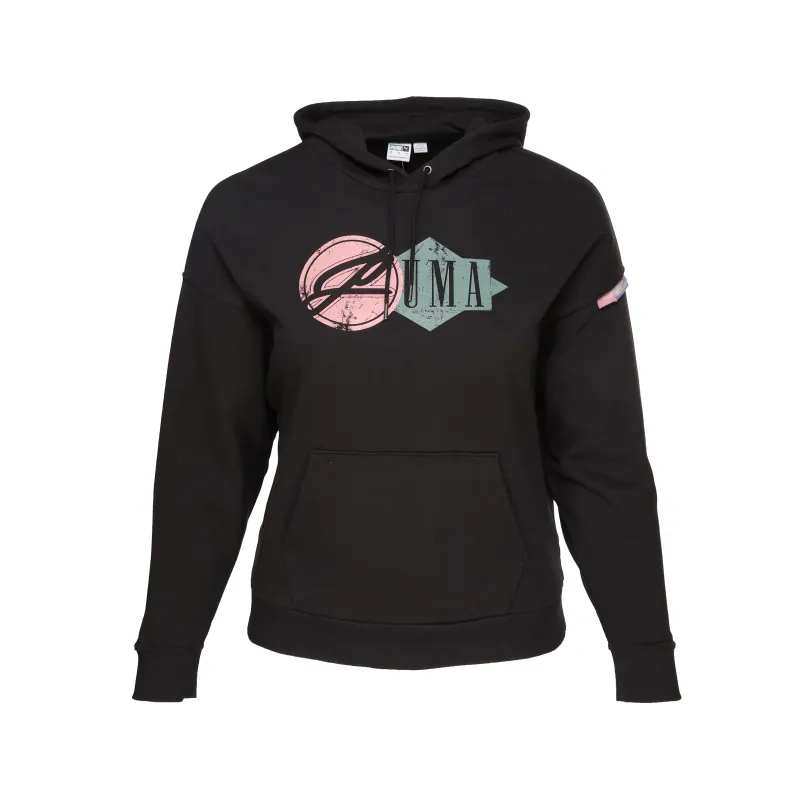 Classics Now & Then Graphic Pullover Hoodie made by Puma