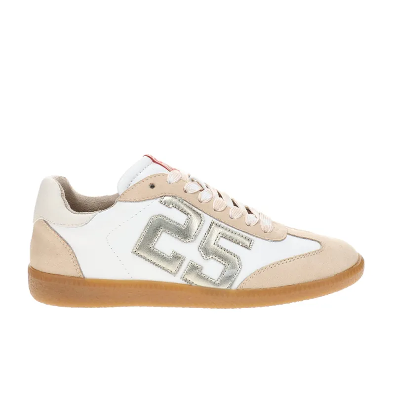 Retro 25 Metallic Lace Up Sneakers made by ShuShop