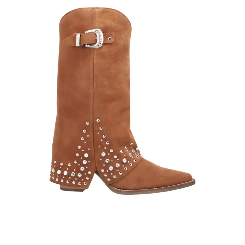 Howdy Honey Suede Leather Boots made by dingo