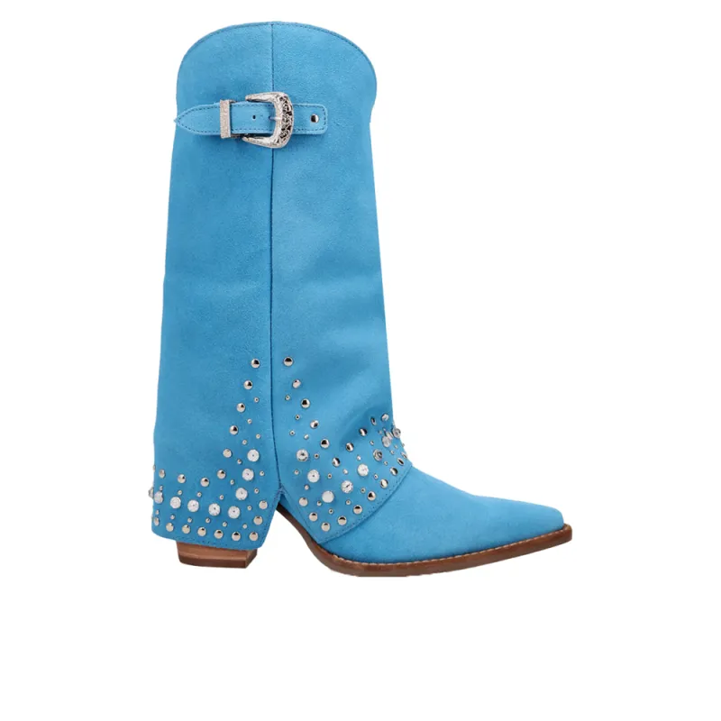 Howdy Honey Suede Leather Boots sold by Shoebacca