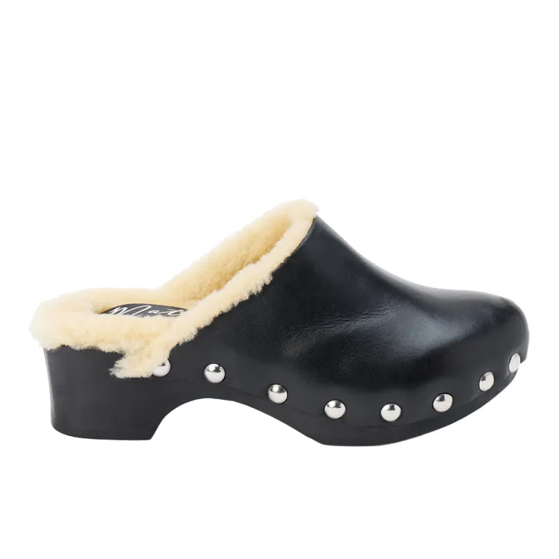 Mayfair Shearling Clogs sold by Shoebacca