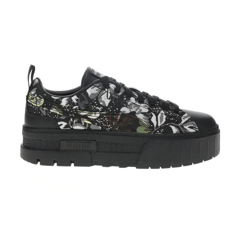 Mayze Dark Floral Lace Up Sneakers made by Puma