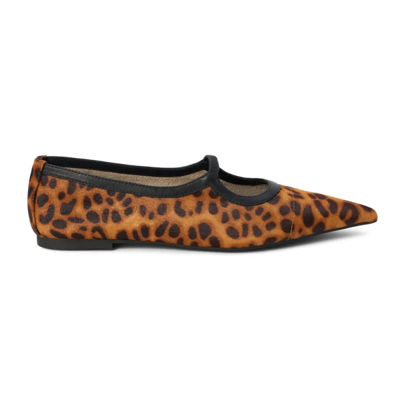 Fleur Jaguar Mary Jane Flats sold by Shoebacca