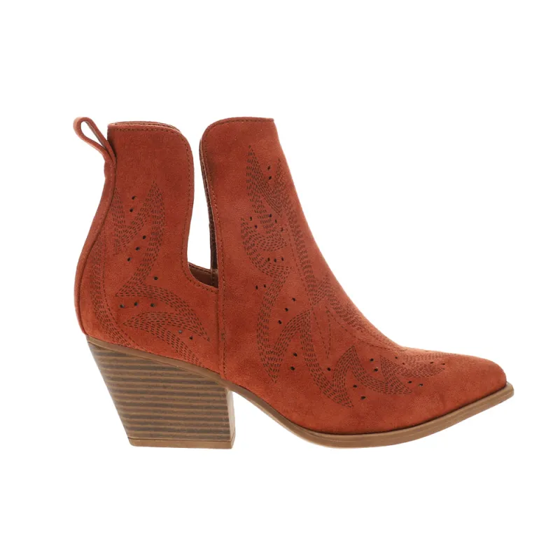 Olivia Pointed Toe Cowboy Booties made by Roper