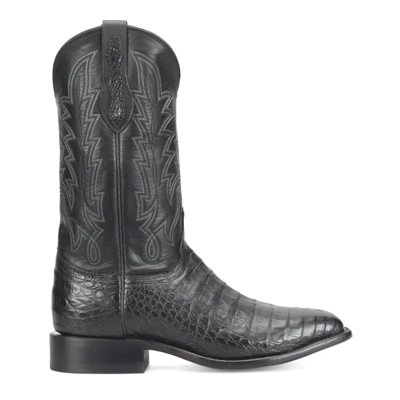 Panama 12 Inch Caiman Square Toe Cowboy Boots sold by Shoebacca