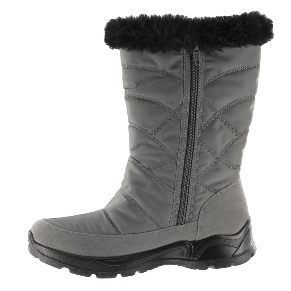 Cuddle Round Toe Zippered Snow Boots sold by Shoebacca product image thumbnail 3