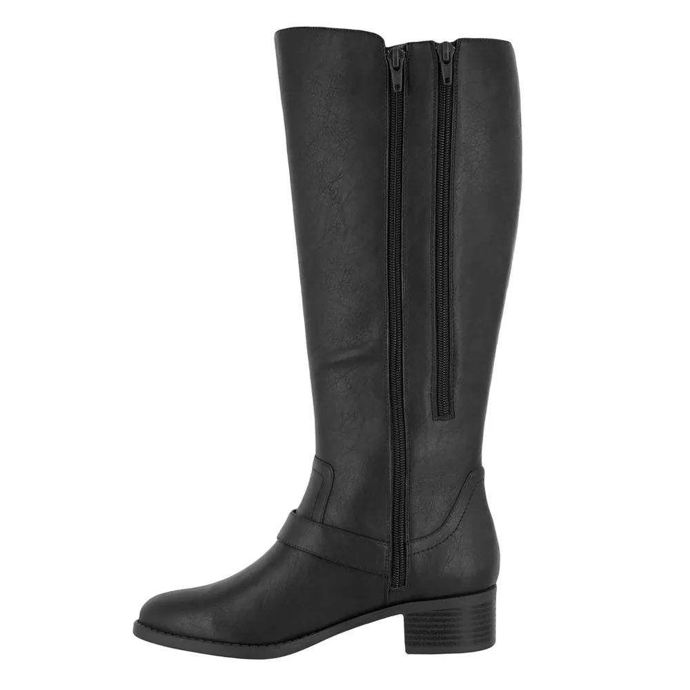 Jewel Round Toe Zippered Riding Boots sold by Shoebacca product image thumbnail 3