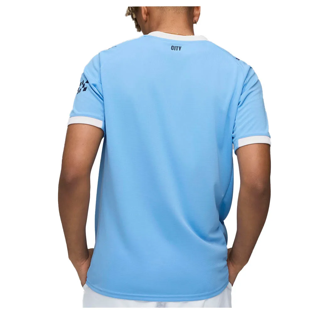 Manchester City Crew Neck Short Sleeve Home Jersey Replica sold by Shoebacca product image thumbnail 4