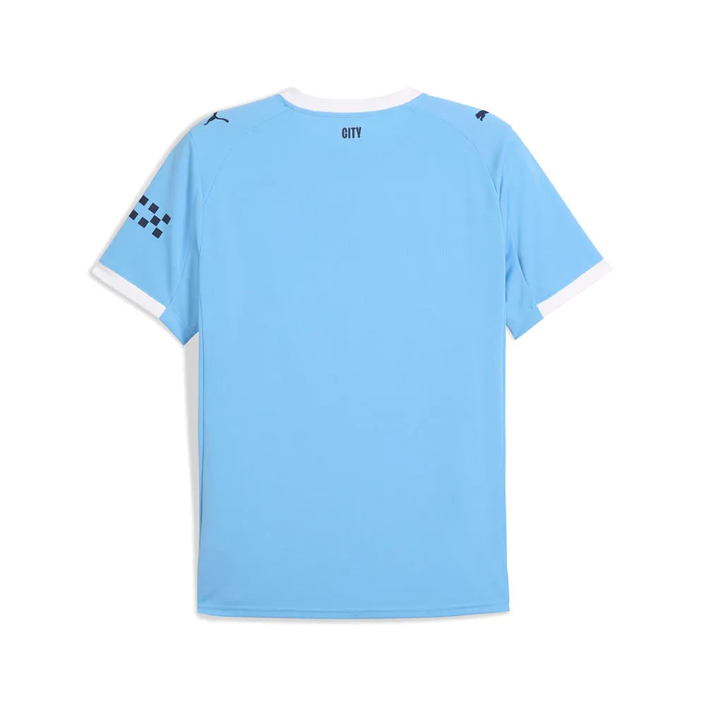 Manchester City Crew Neck Short Sleeve Home Jersey Replica sold by Shoebacca product image thumbnail 2