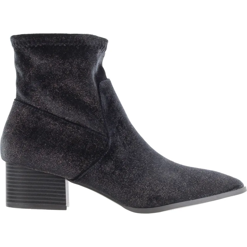 Dotty Glitter Pointed Toe Zippered Booties made by Coconuts by Matisse