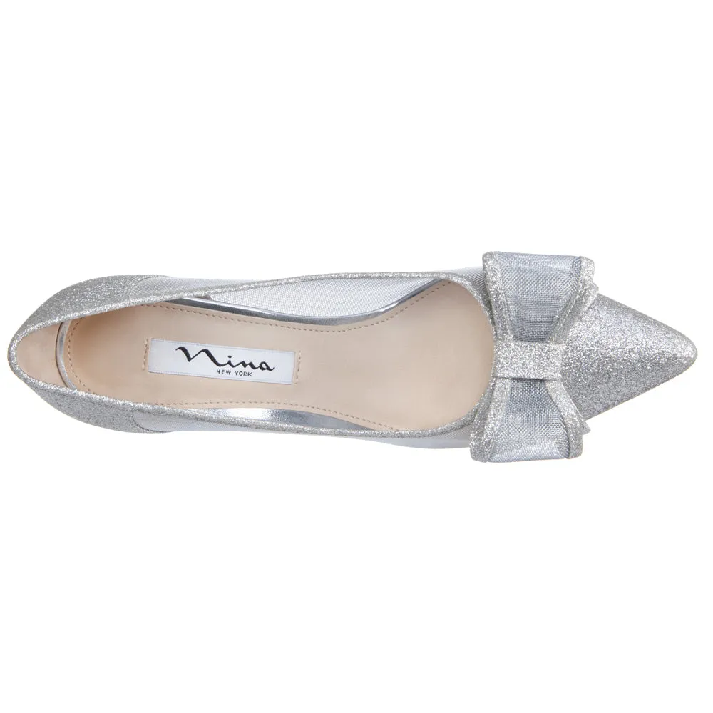 Bianca Glitter Pointed Toe Evening Pumps sold by Shoebacca product image thumbnail 5