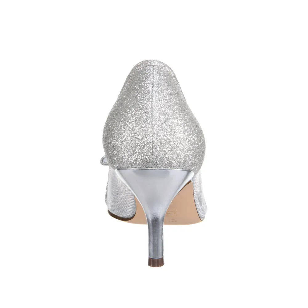 Bianca Glitter Pointed Toe Evening Pumps sold by Shoebacca product image thumbnail 3