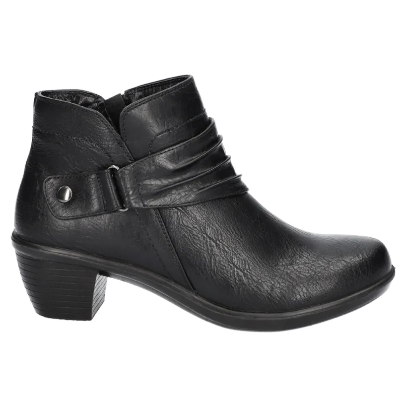 Damita Round Toe Zippered Booties made by easy street