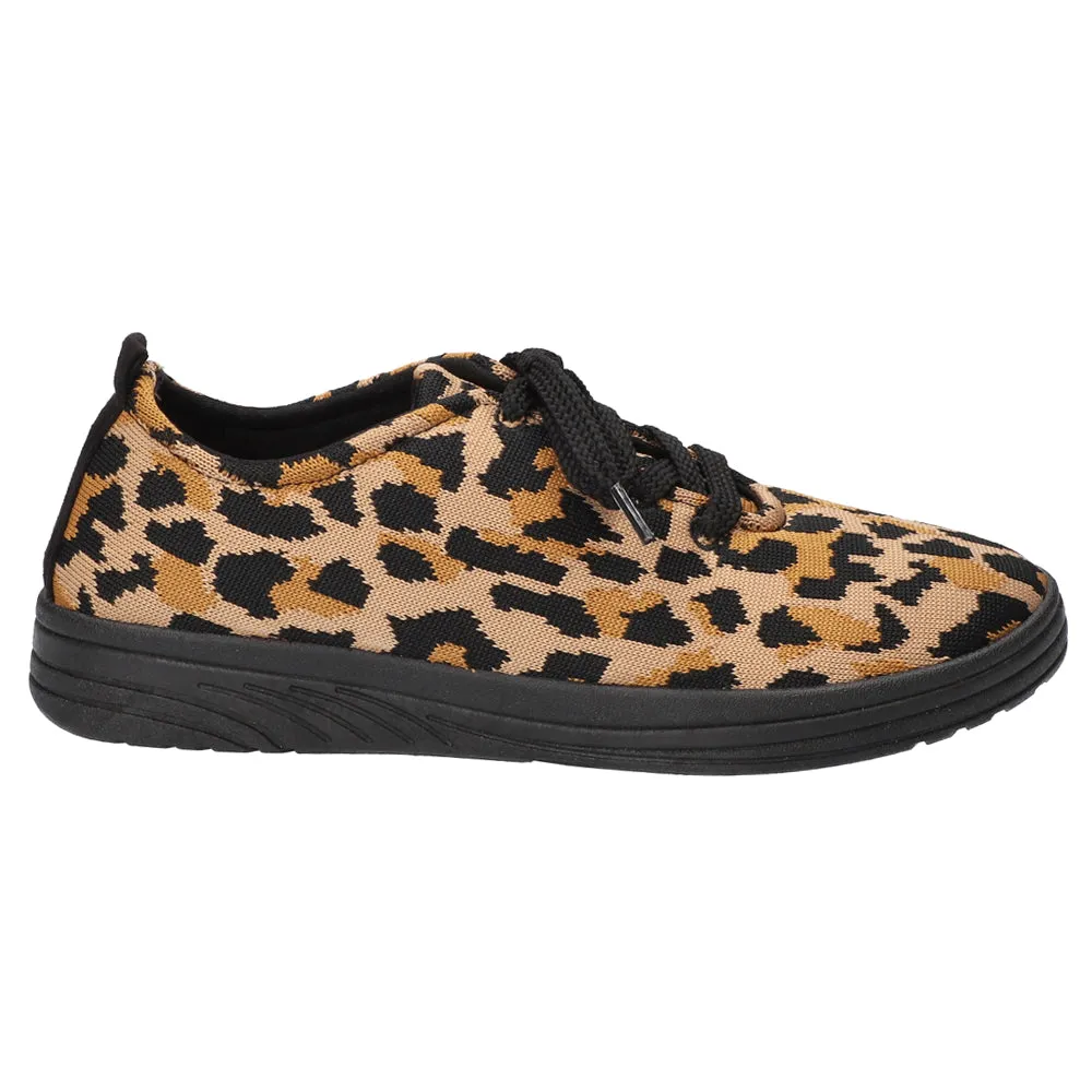 Command Leopard Lace Up Sneakers sold by Shoebacca