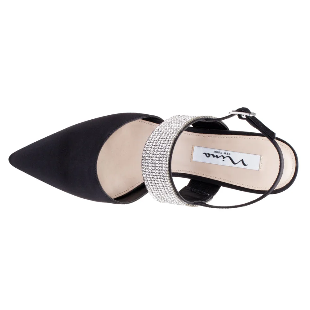 Tenille Rhinestone Pointed Toe Mary Jane Evening Pumps sold by Shoebacca product image thumbnail 3
