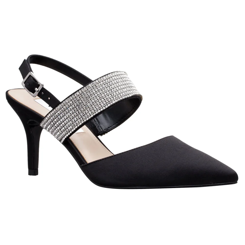 Tenille Rhinestone Pointed Toe Mary Jane Evening Pumps sold by Shoebacca product image thumbnail 2