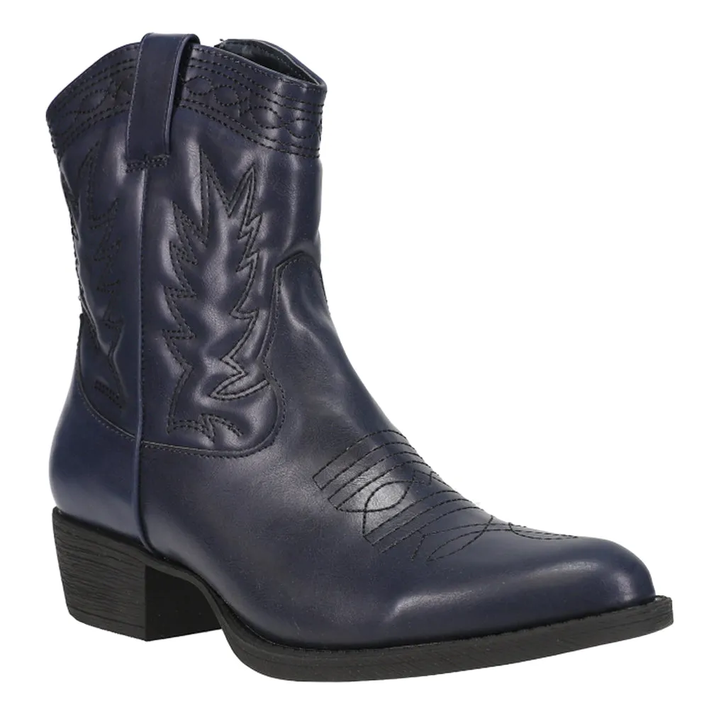 Pistol Embroidered Round Toe Zippered Cowboy Booties sold by Shoebacca product image thumbnail 2