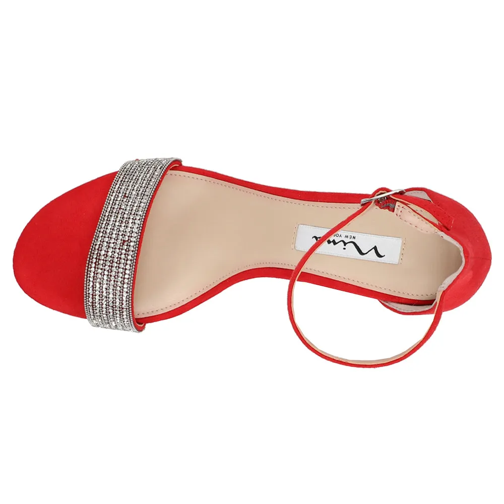 Eloise Rhinestone Ankle Strap Evening Sandals sold by Shoebacca product image thumbnail 4