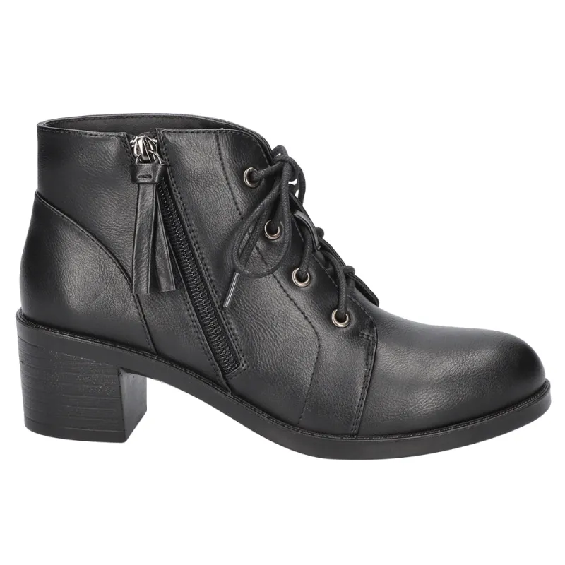 Becker Round Toe Lace Up Zippered Booties sold by Shoebacca