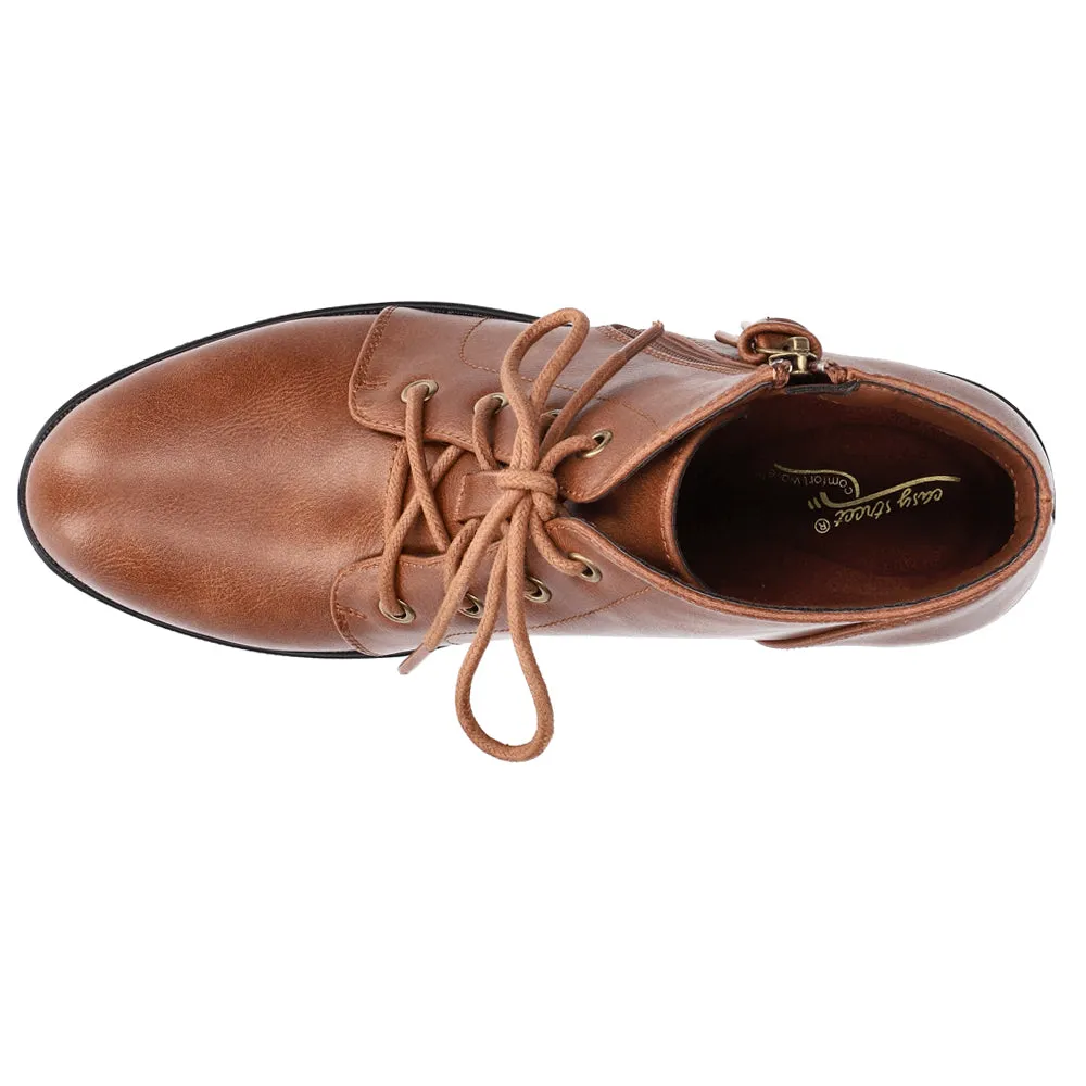 Becker Round Toe Lace Up Zippered Booties sold by Shoebacca product image thumbnail 4