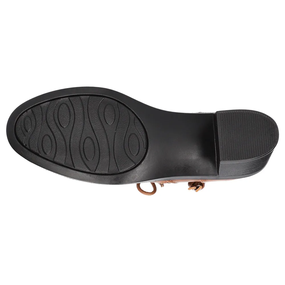 Becker Round Toe Lace Up Zippered Booties sold by Shoebacca product image thumbnail 5