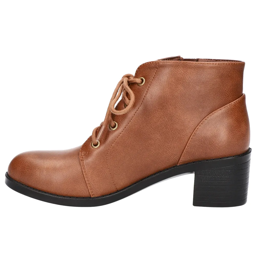 Becker Round Toe Lace Up Zippered Booties sold by Shoebacca product image thumbnail 3