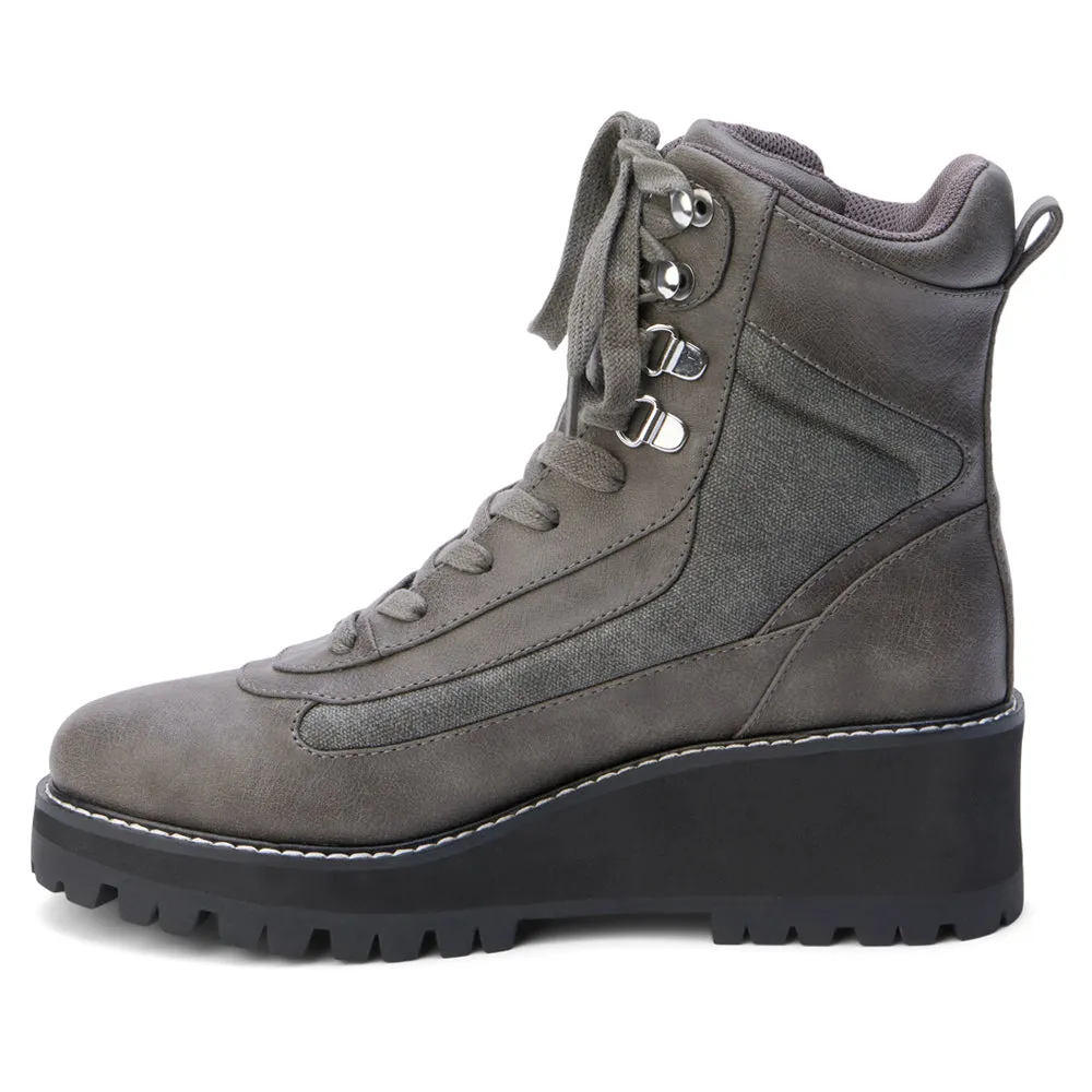 Summit Round Toe Wedge Lace Up Hiking Boots sold by Shoebacca product image thumbnail 3