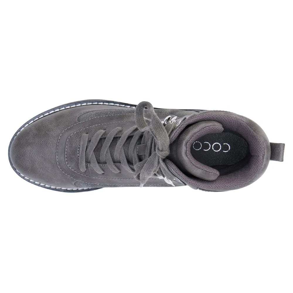 Summit Round Toe Wedge Lace Up Hiking Boots sold by Shoebacca product image thumbnail 4