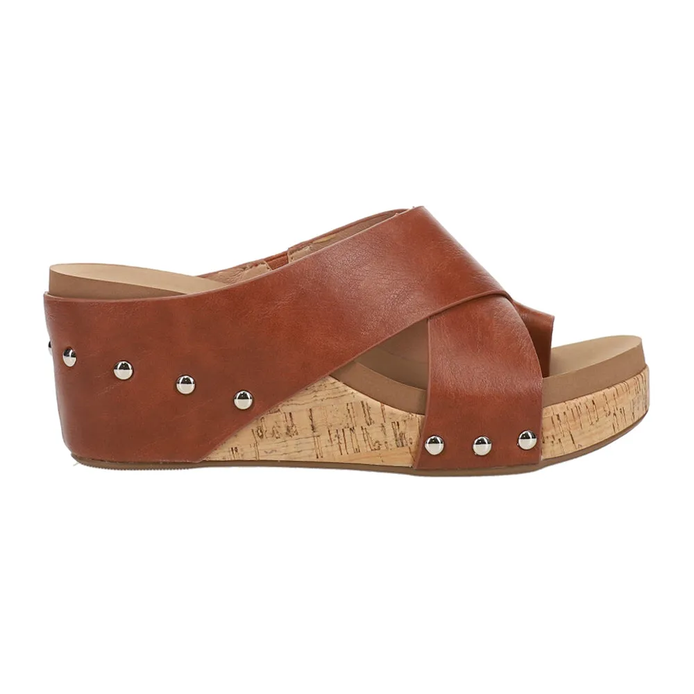 Tidbit Studded Wedge Slide Sandals sold by Shoebacca