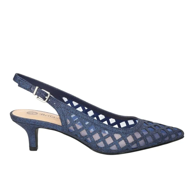 Noel Mesh Cut-Out Slingback Pumps sold by Shoebacca