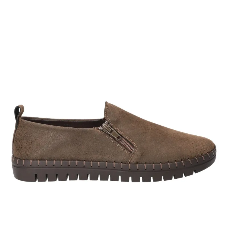 Astoria Side Zip Slip-On Flats sold by Shoebacca