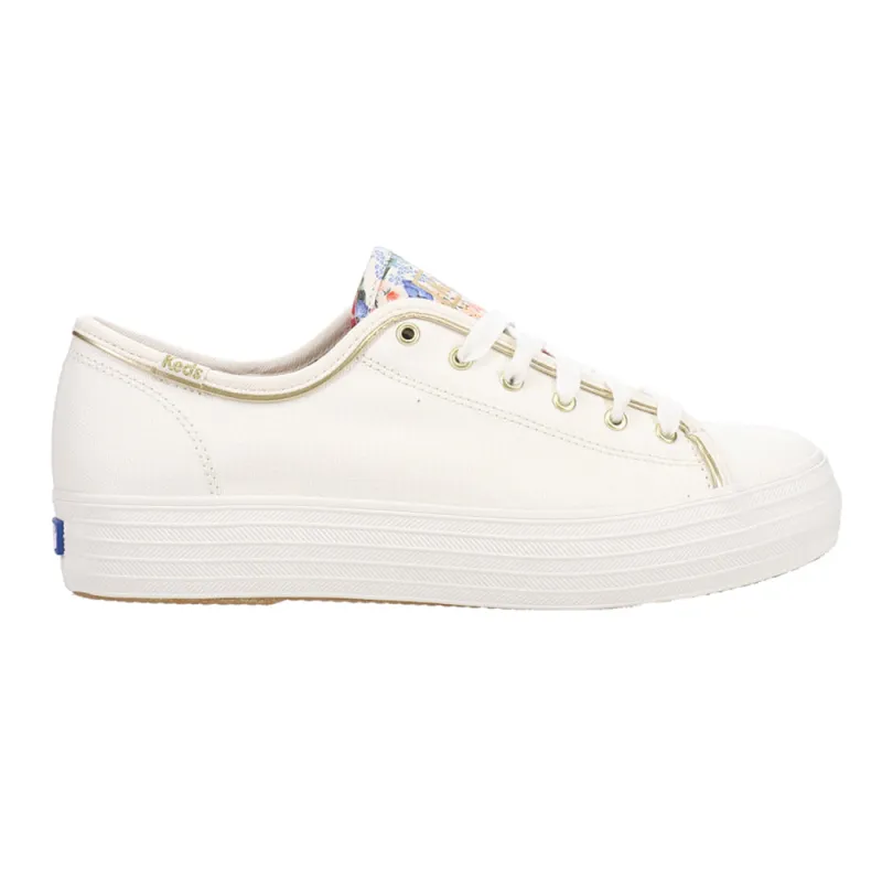 Triple Kick x Rifle Paper Co Piping Lace Up Sneakers made by Keds
