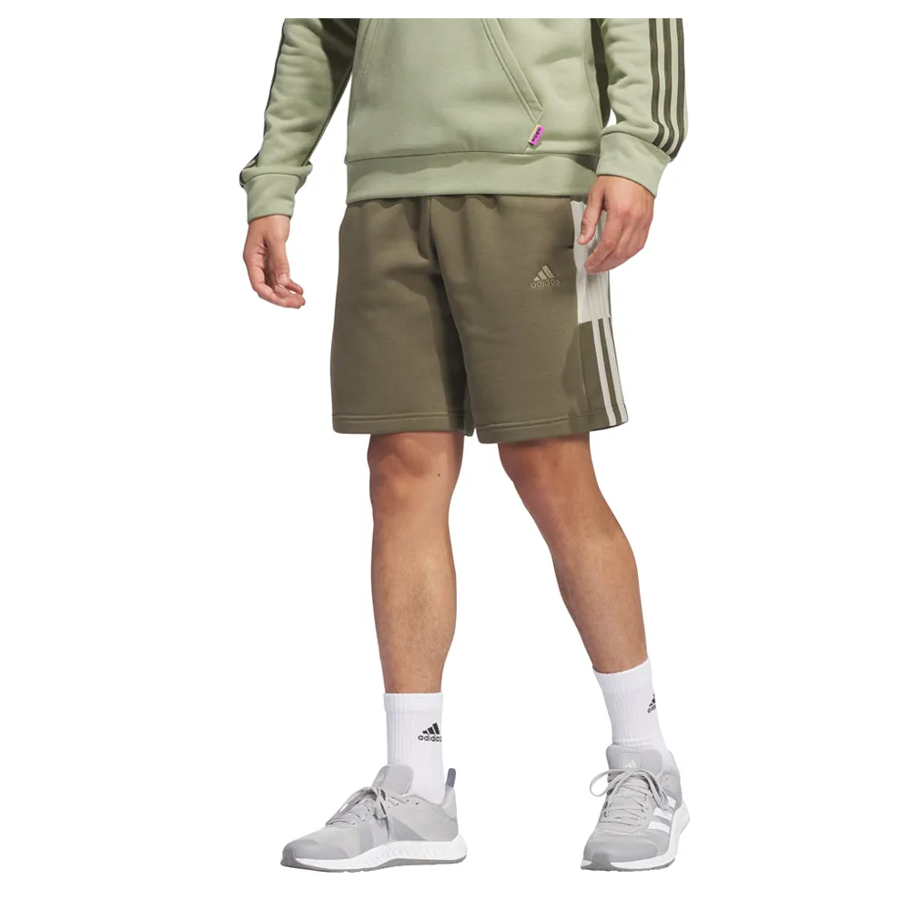 Essentials Fleece Striped Short sold by Shoebacca