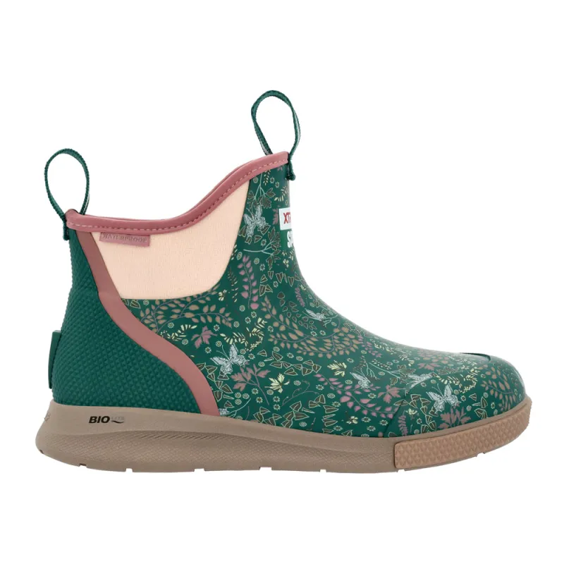 Sport Ankle Deck Round Toe Pull On Rain Boots made by Shoebacca