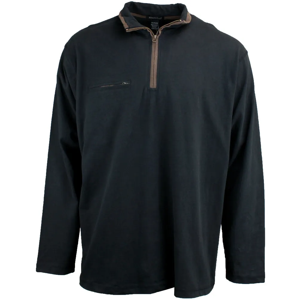 Brushed Quarter Zip Pullover sold by Shoebacca