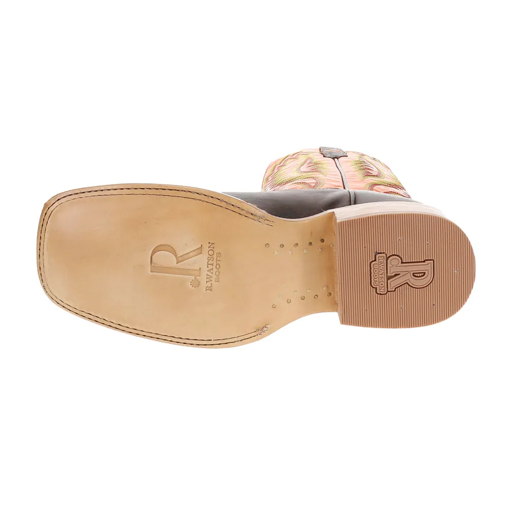 13 Inch Wide Square Toe Pull On Cowboy Boots sold by Shoebacca product image thumbnail 5