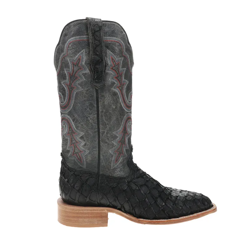 Pirarucu 13 Inch Wide Square Toe Cowboy Boots sold by Shoebacca