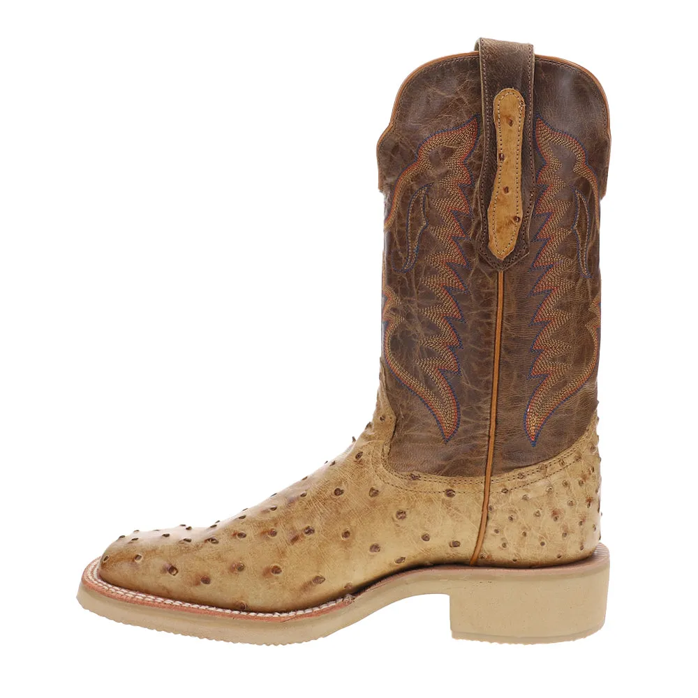 Full Quill Ostrich 11 Inch Wide Square Toe Cowboy Boots sold by Shoebacca product image thumbnail 3