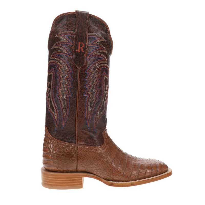 Caiman Belly 13 Inch Wide Square Toe Cowboy Boots sold by Shoebacca