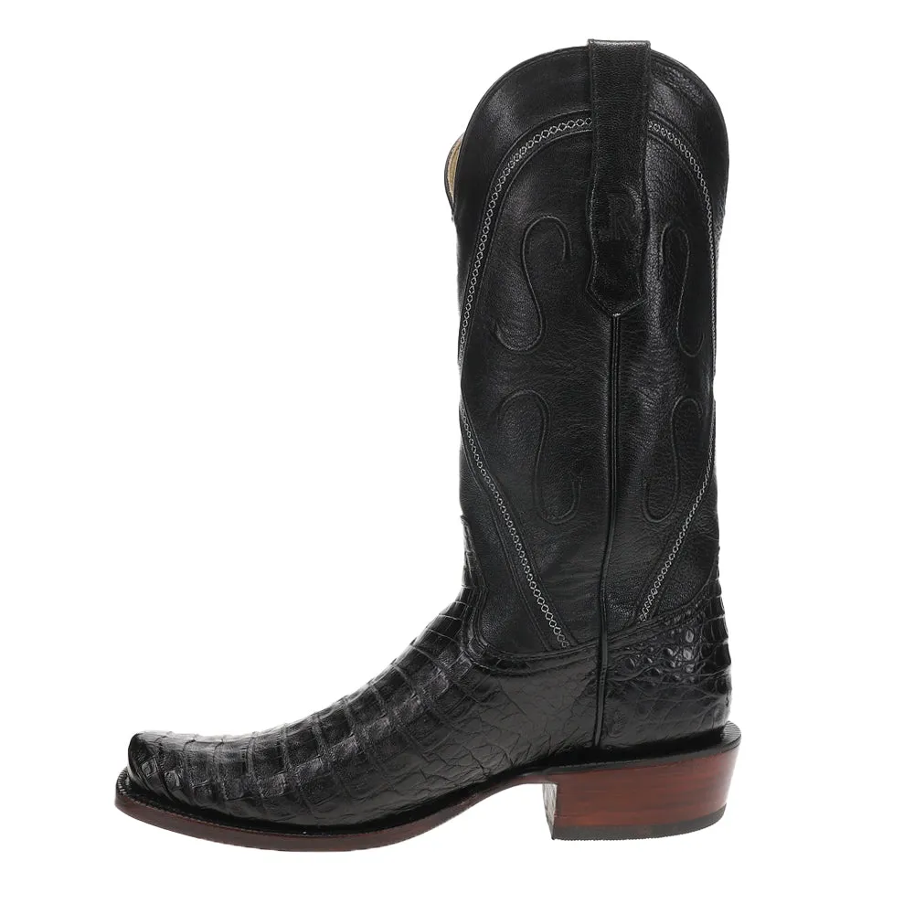 Caiman Belly 13 Inch Narrow Square Toe Cowboy Boots sold by Shoebacca product image thumbnail 3