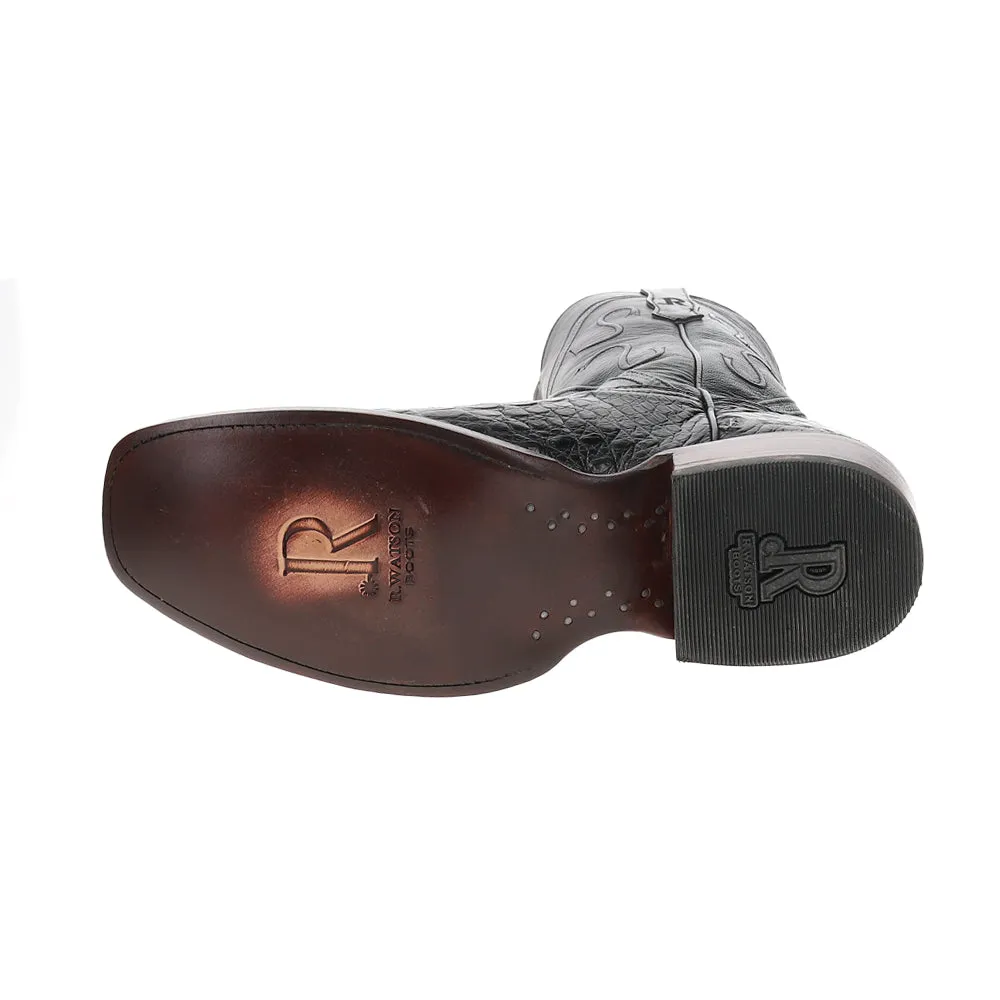 Caiman Belly 13 Inch Narrow Square Toe Cowboy Boots sold by Shoebacca product image thumbnail 5