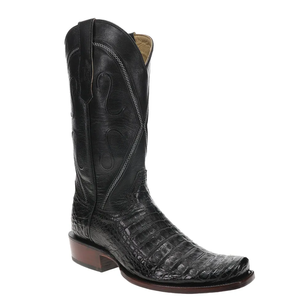Caiman Belly 13 Inch Narrow Square Toe Cowboy Boots sold by Shoebacca product image thumbnail 2