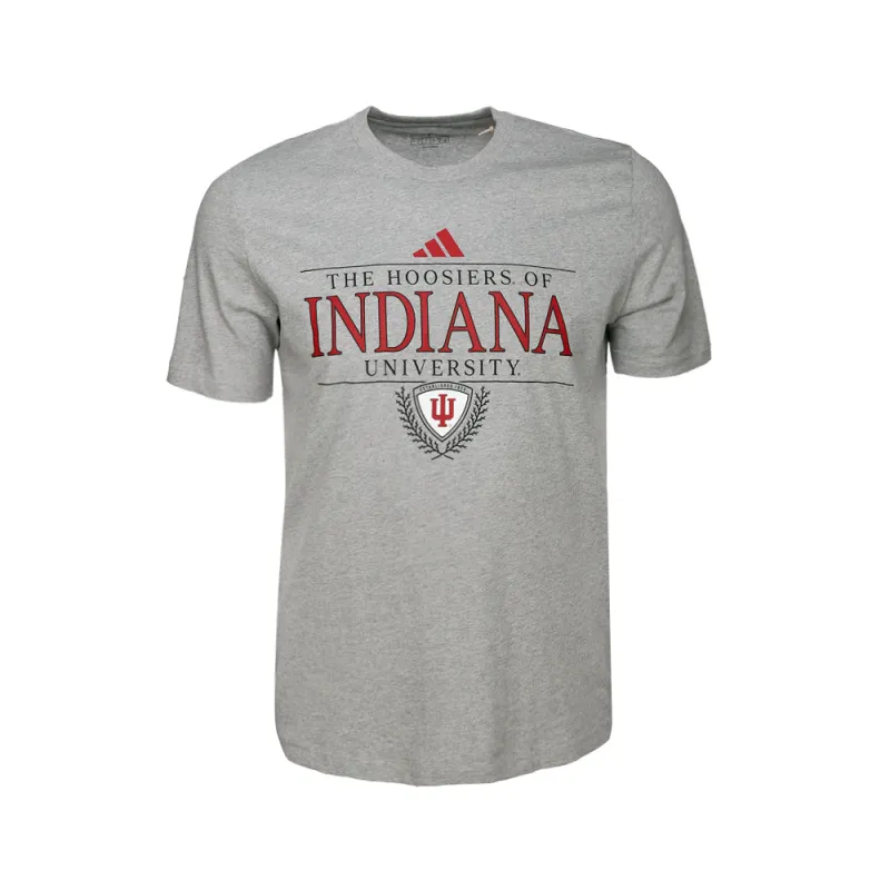 Indiana Hoosiers Fresh Logo Crew Neck Short Sleeve T-Shirt sold by Shoebacca