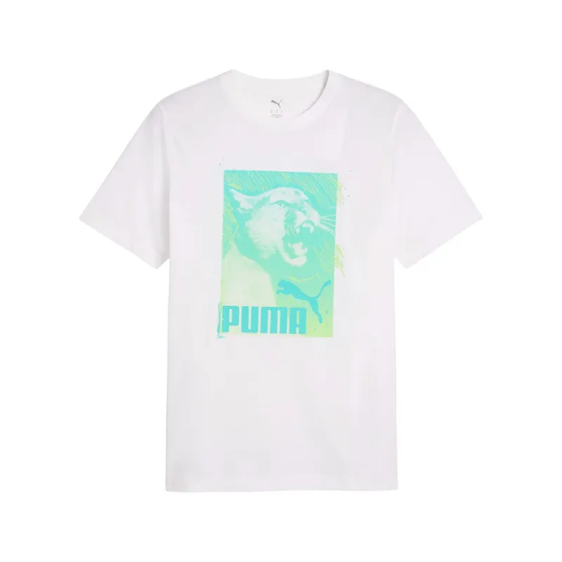 Graphics Photoprint Crew Neck Short Sleeve T-Shirt made by Puma