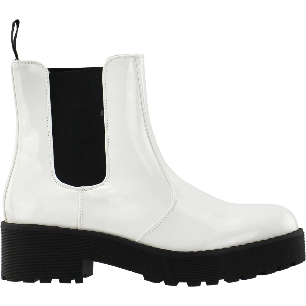 Margo Round Toe Pull On Chelsea Booties sold by Shoebacca