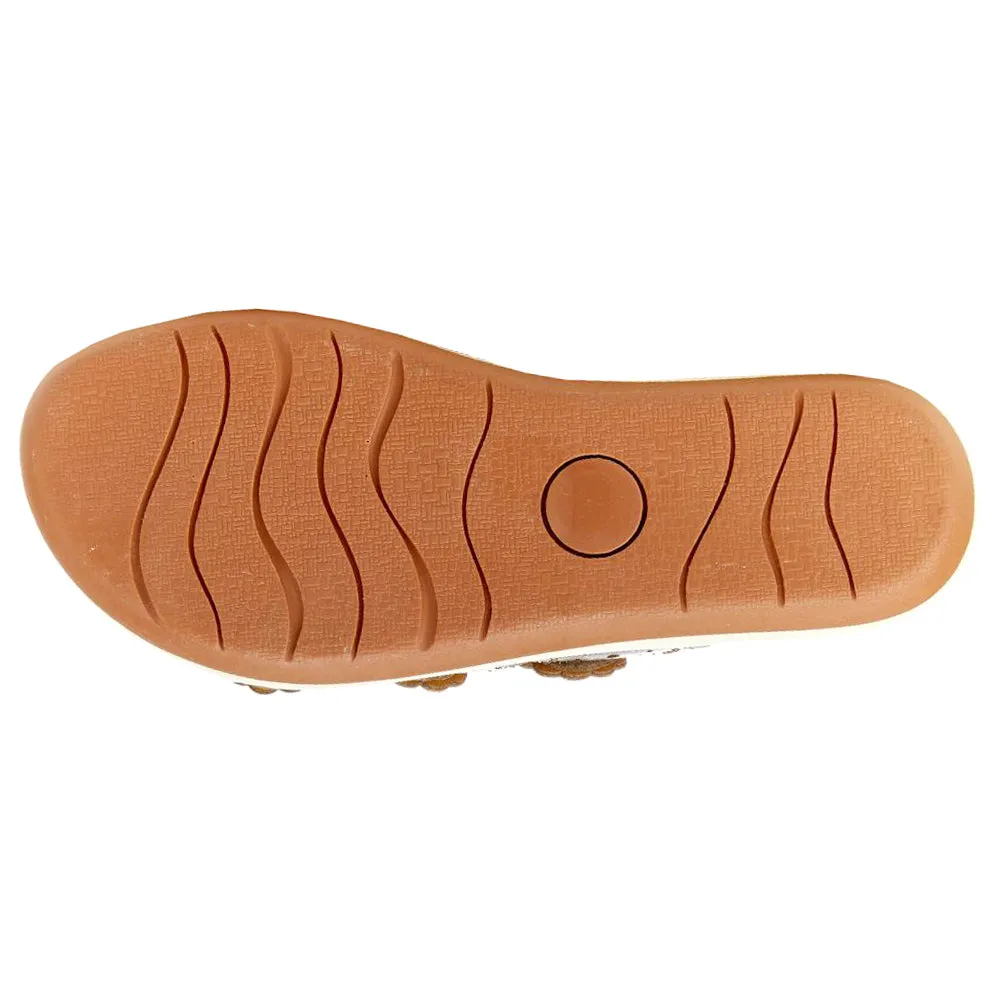 Odysseus Metallic Perforated Slide Sandals sold by Shoebacca product image thumbnail 5