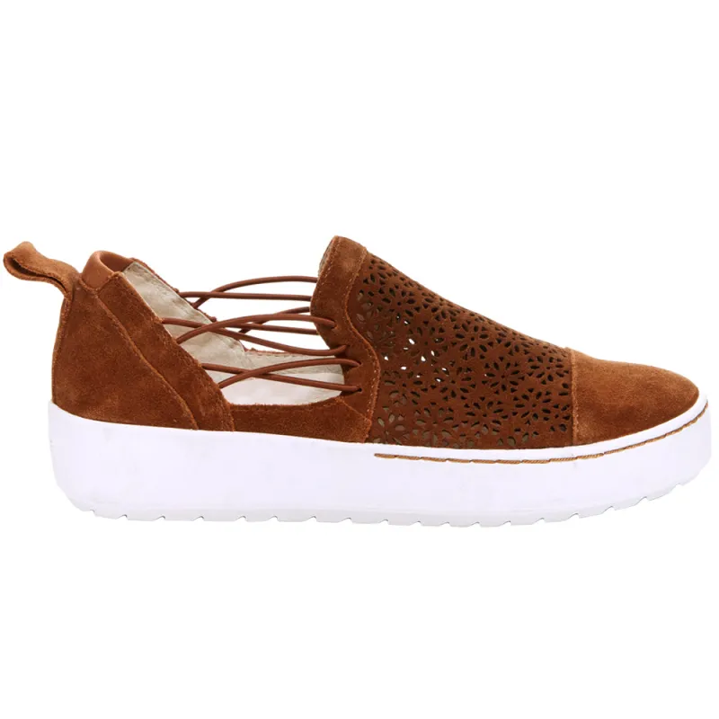 Erin Floral Cut Out Slip On Sneakers sold by Shoebacca