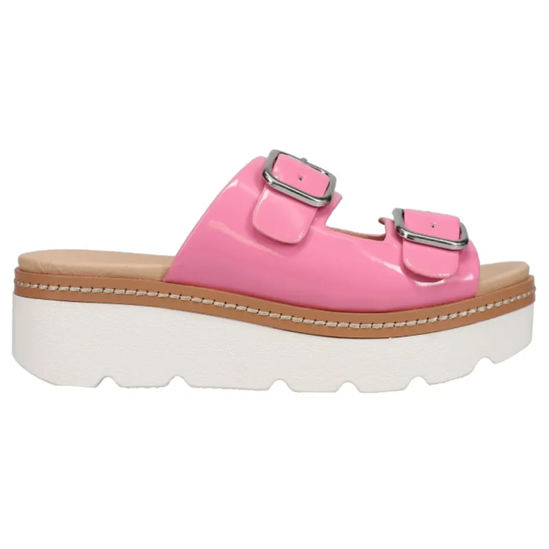 Surfs Up Platform Slide Sandals sold by Shoebacca