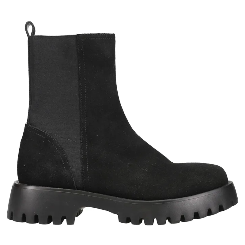 Zalika Round Toe Zippered Booties sold by Shoebacca